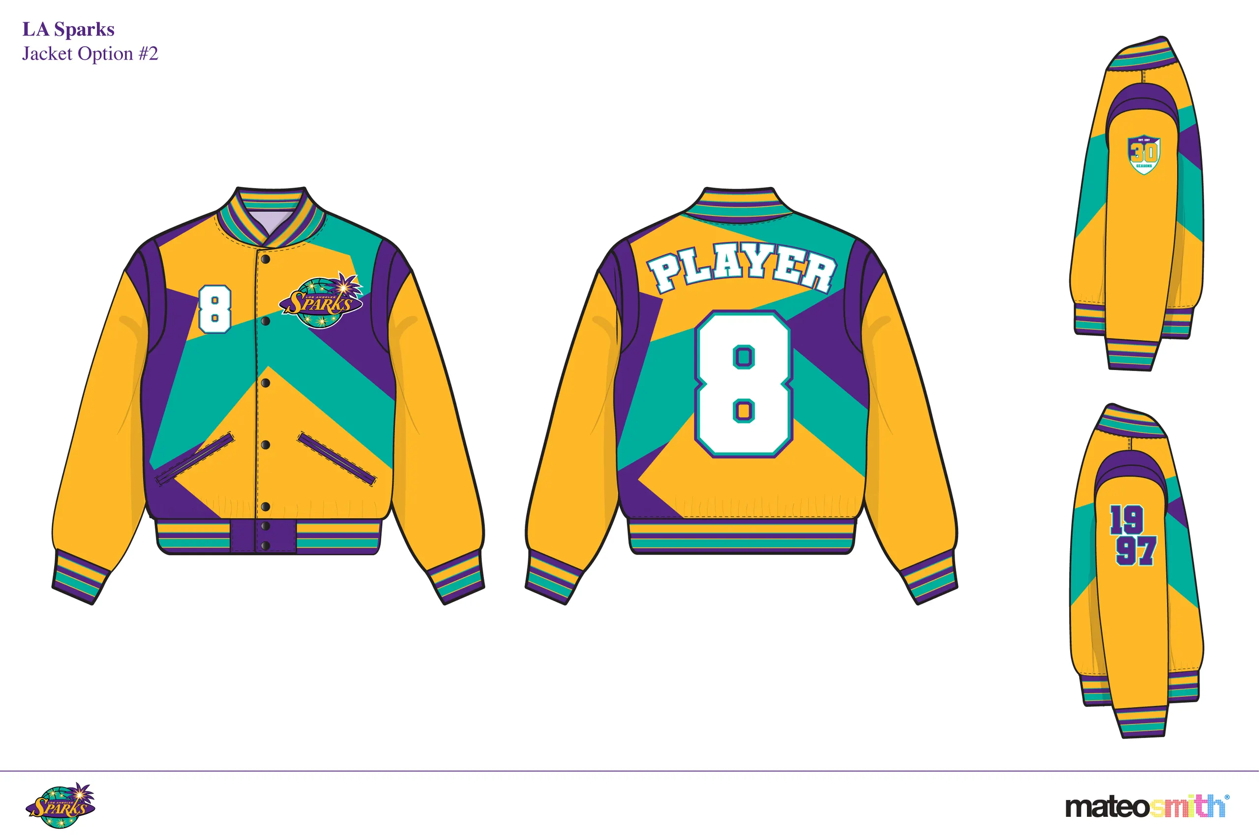 LA Sparks: 30th Season Commemorative Jacket — image 3